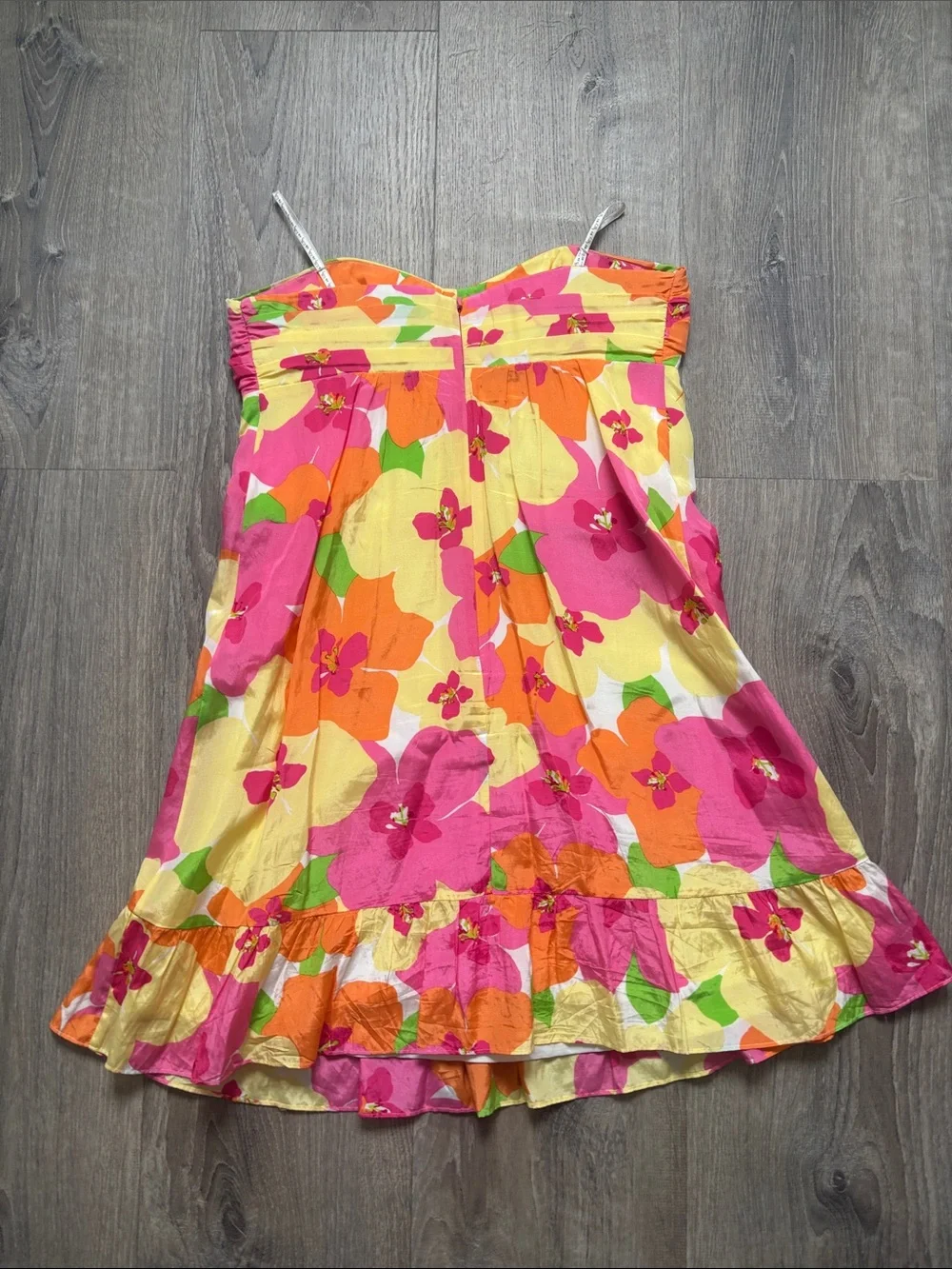 Lilly Pulitzer silk strapless dress - Picture 4 of 4